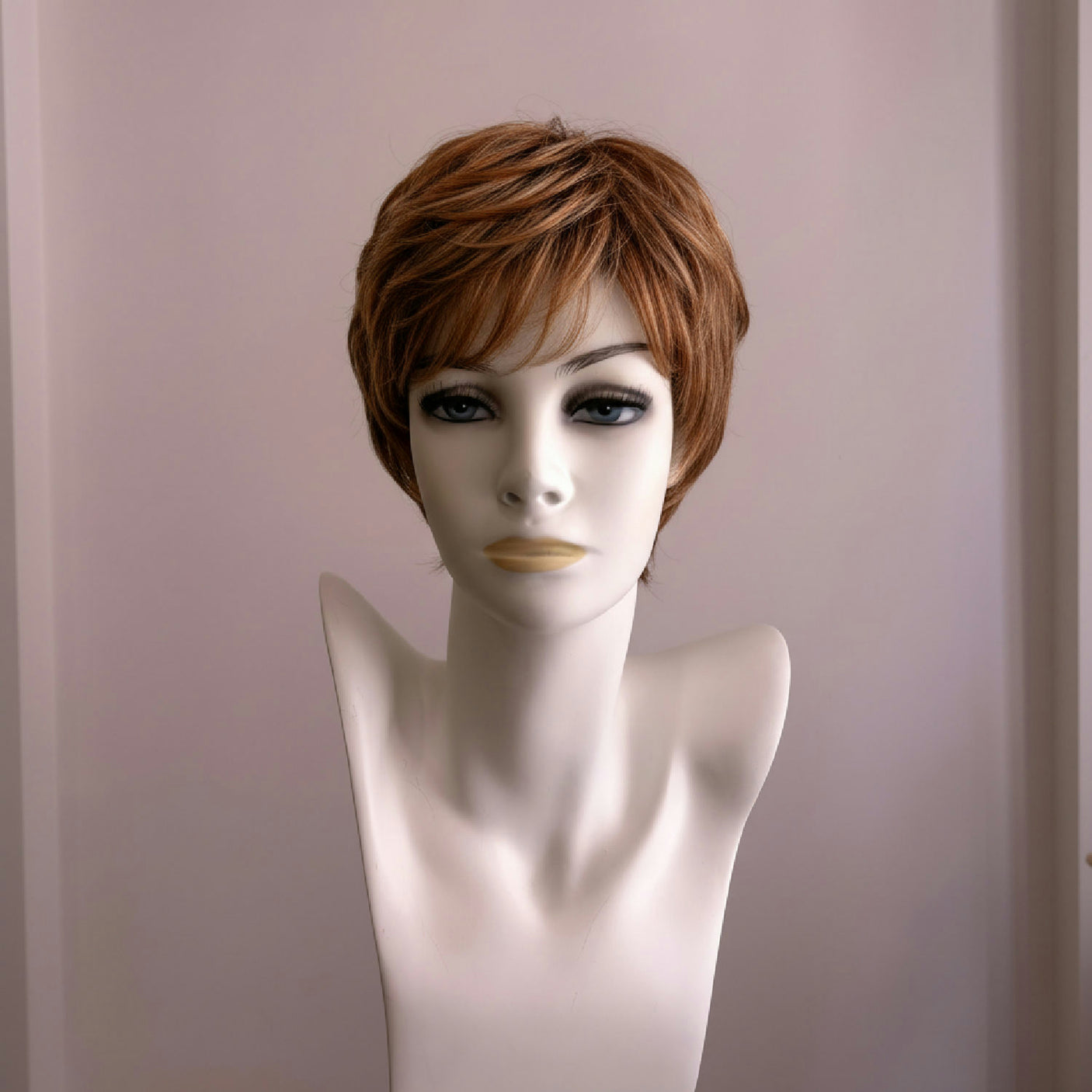 Lange Wellen-Perücke dunkelrot-blond, Acapulco GL29/33