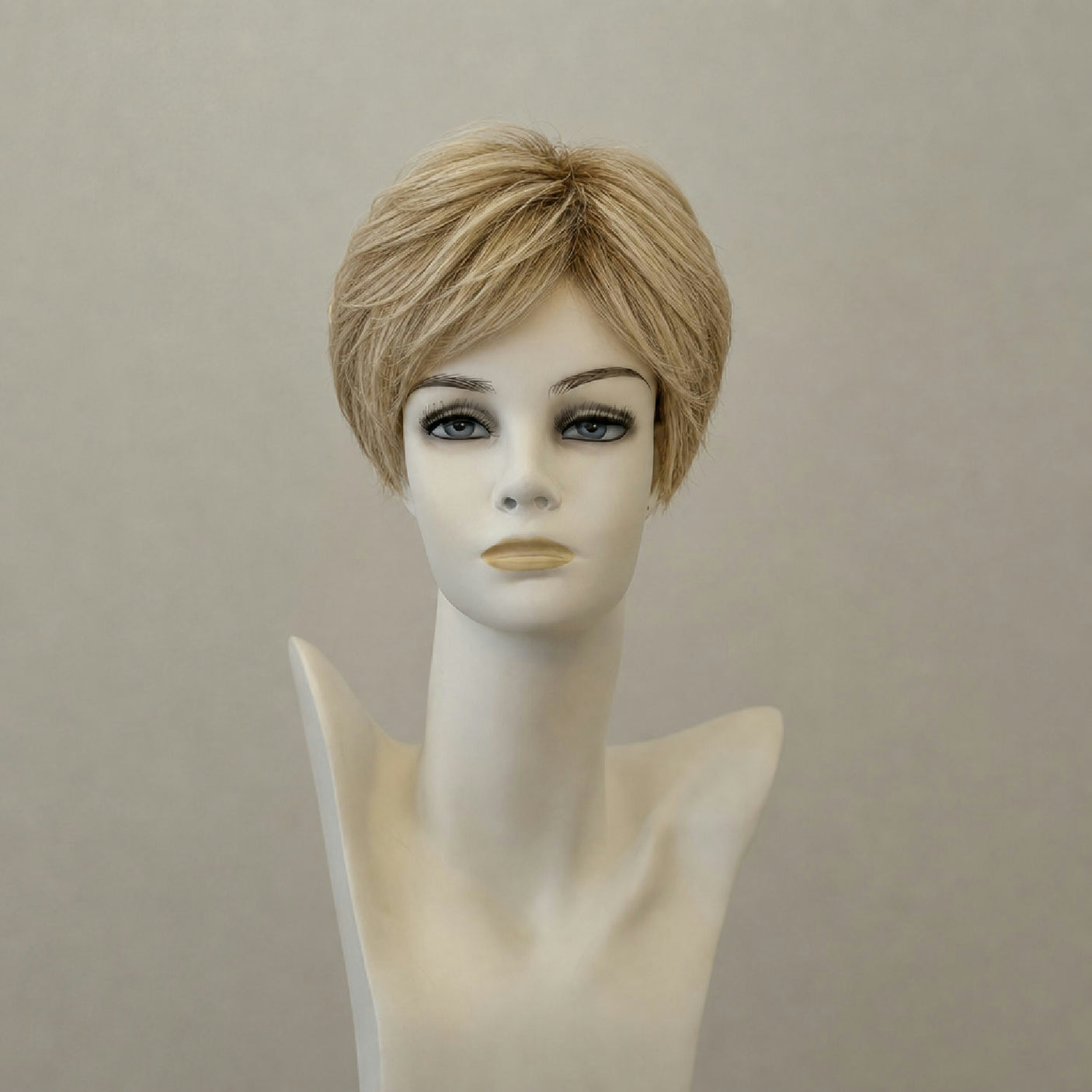 Echthaarperücke Alexa Lace Front, 12/26F Honigblond/Braun lang