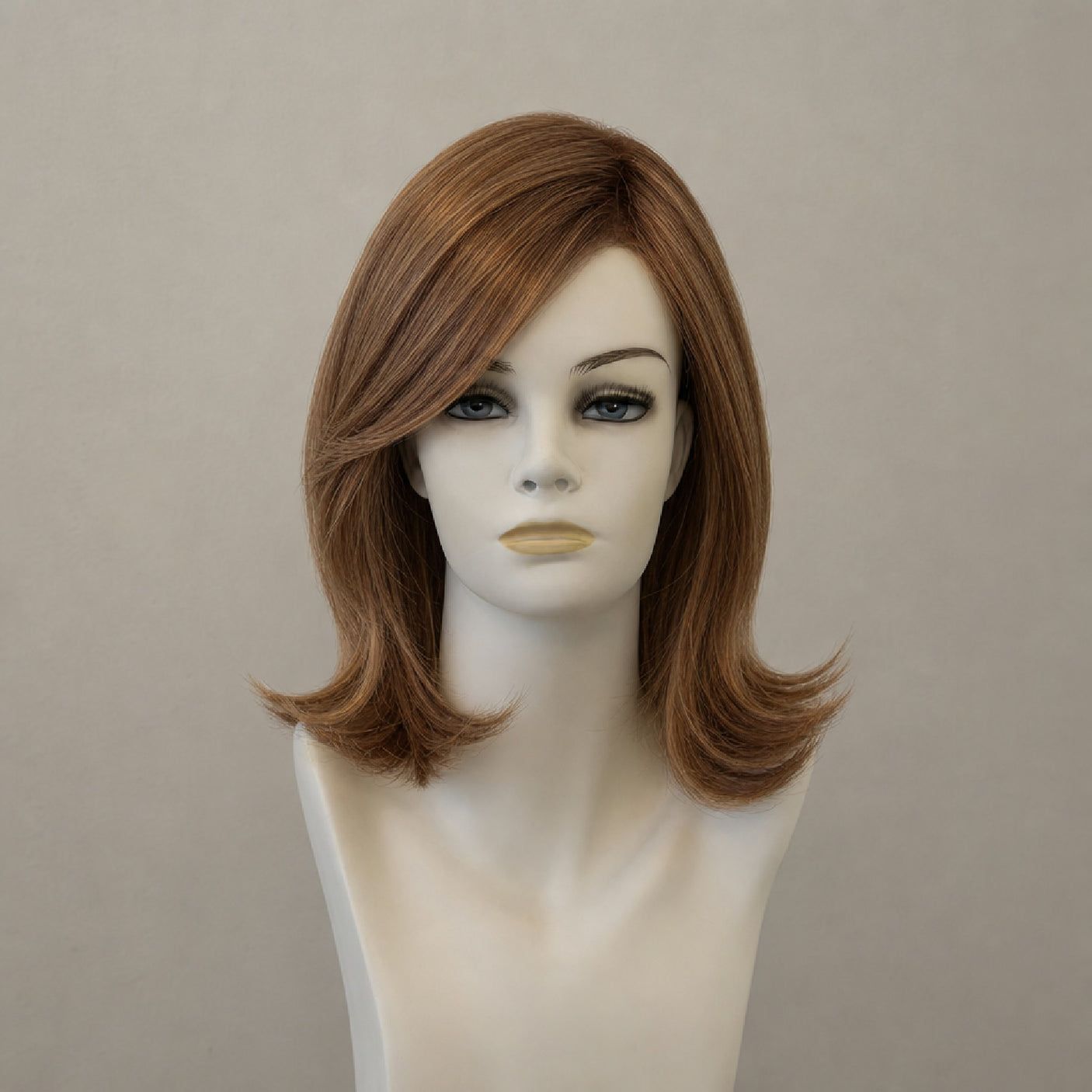 Kurze blonde Perücke mit Lace Front