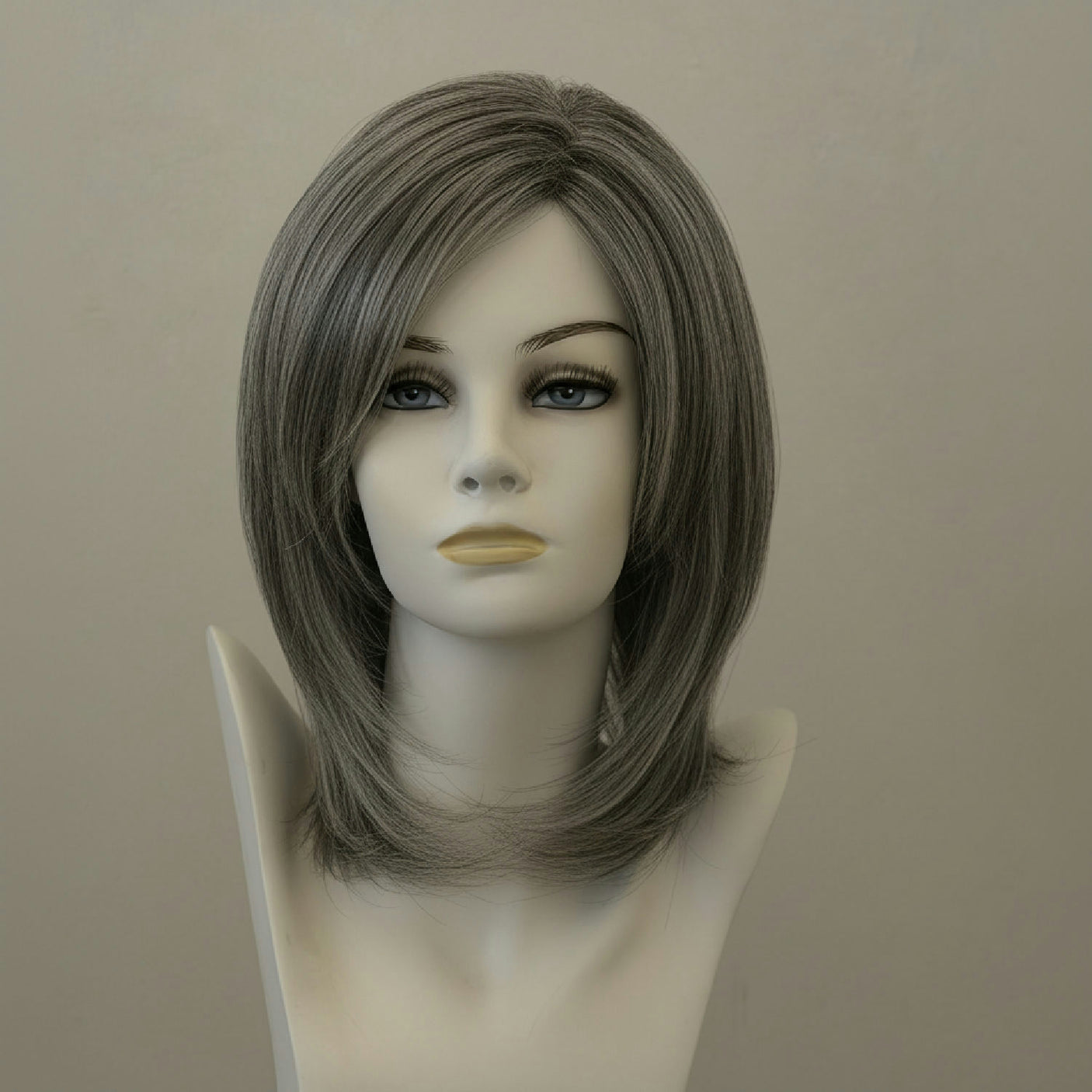 Perücke Attention Lace, lange blonde Locken, 2-farbig