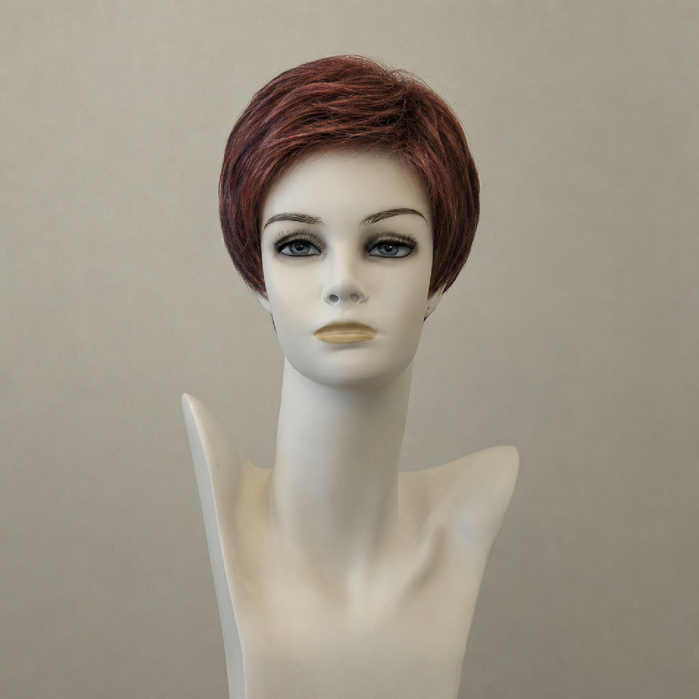 Kurze blonde schulterlange Perücke, Cherry-Root Ombré-Effekt