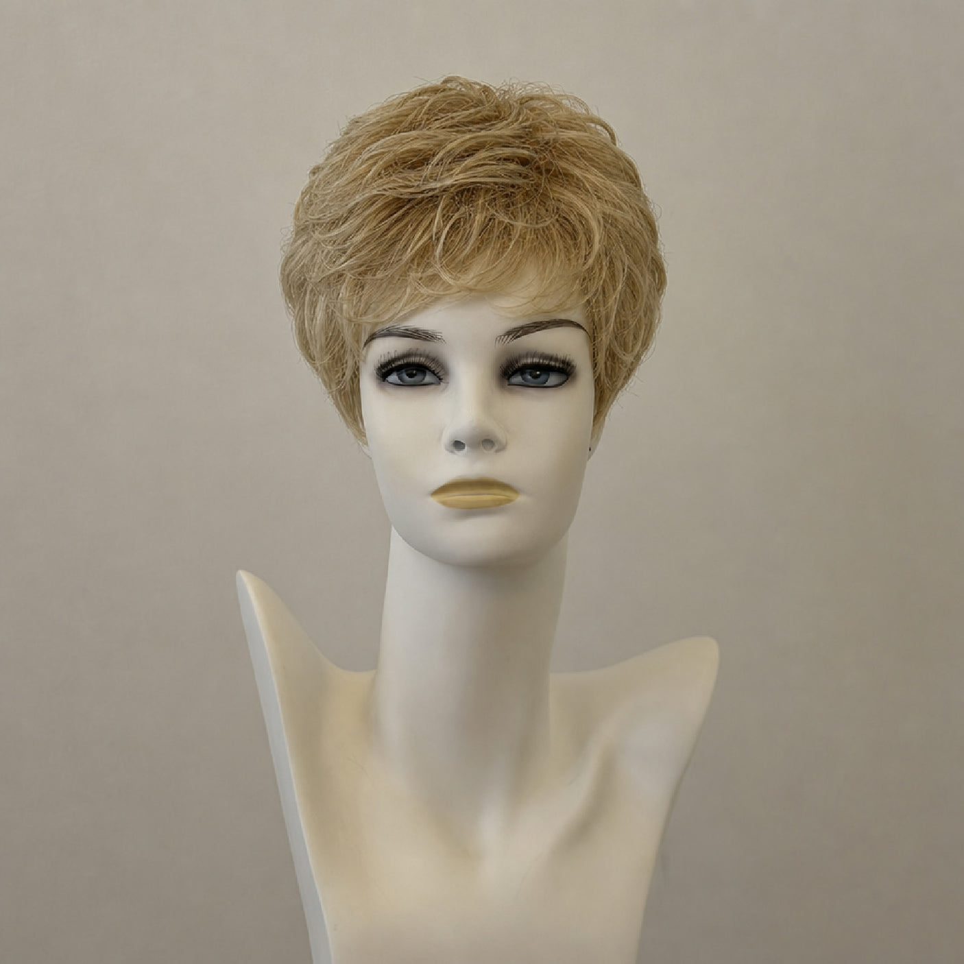 Perücke: Bahama Mono Light, blond meliert, schulterlang