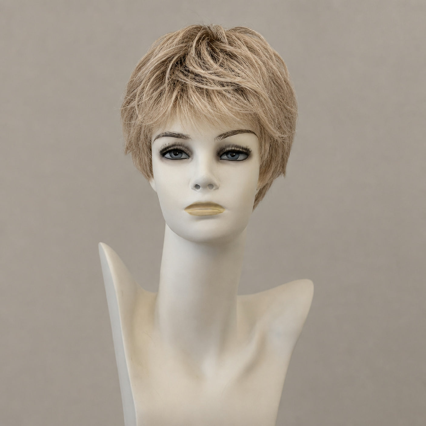 Perücke Berlin Super, bahama beige/shad, schulterlang, glatt