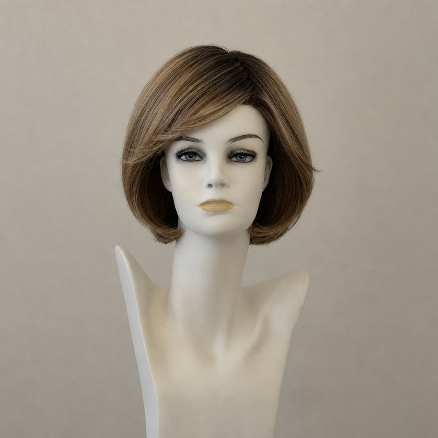 Cara Comfort Lace Perücke, schulterlang, braun mit Highlights