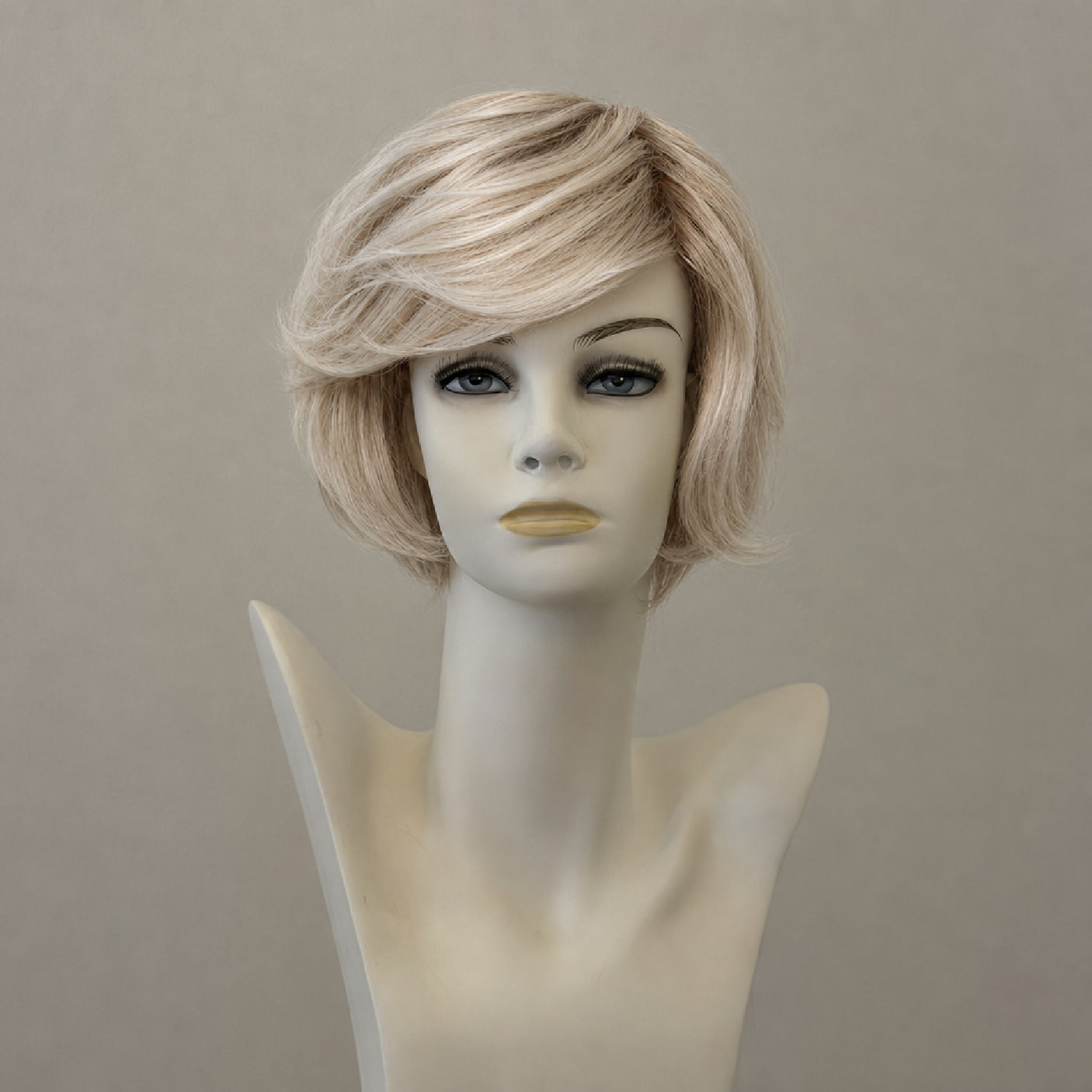 Dunkelbraune Bob-Perücke Catwalk Deluxe mit Wurzelansatz
