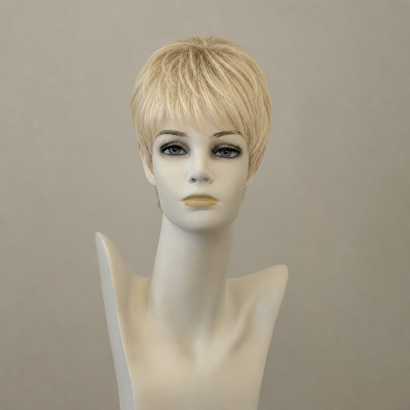 Cella Mono Perücke in Sahara Beige Mix, schulterlang, mit Monofilament