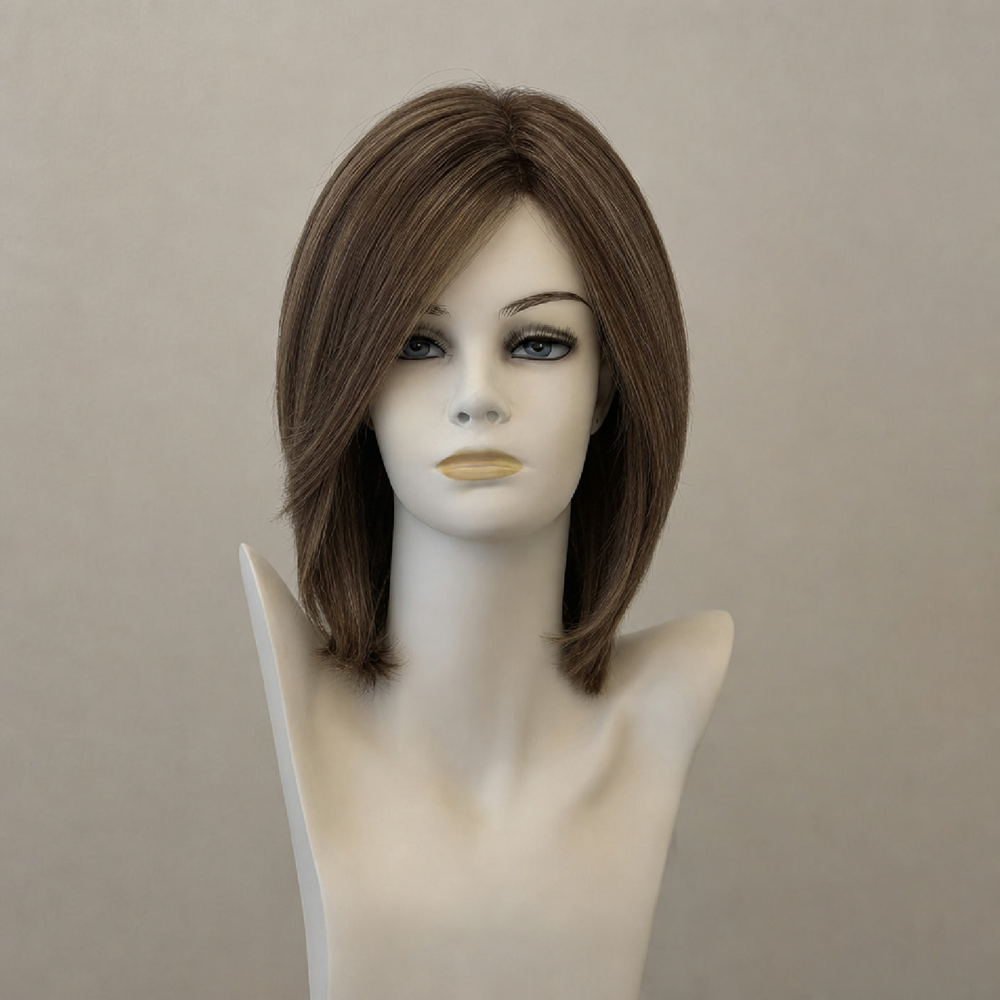 Kurzhaarperücke Lynsey, dunkelbraun, Mono Lace Deluxe