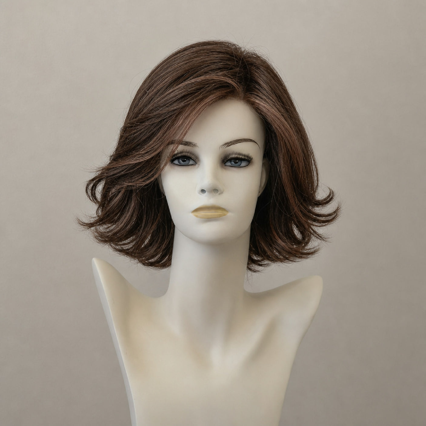 Kurze Perücke Page Hair 1, Dark Chocolate Mix, schulterlang, glatt