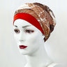 Two-piece set of hats and undercaps with print