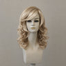 Kurze blonde Perücke Adriana Lace, gewellt, mit Highlights