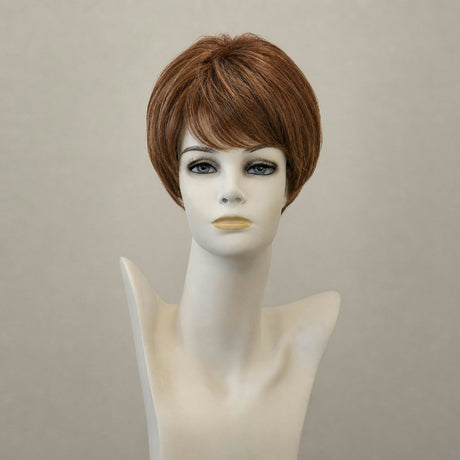 Adriana RH Perücke: Terracotta-Mix-Root, mittellang, wellig