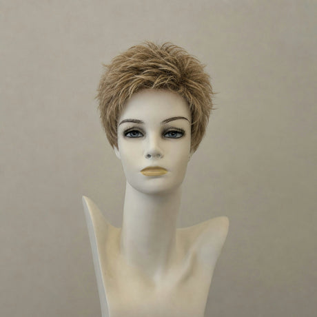 Mocca Mix Perücke Alba Comfort: Mittellanges, leicht gewelltes Haar im warmen Braunton