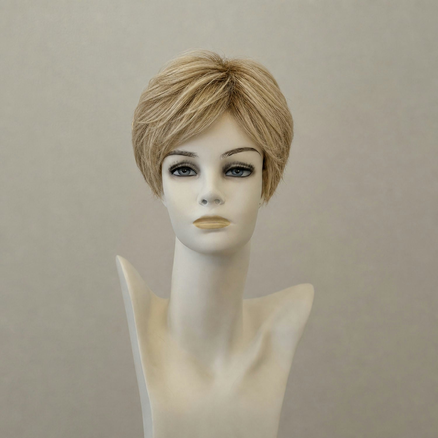 Echthaarperücke Alexa Lace Front, 12/26F Honigblond/Braun lang