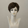 Kurze, braune Perücke mit Lace Front, Modell Alexa.