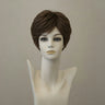 Aschblonder Bob, mittellang, mit Pony, Monofilament-Spitze