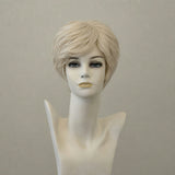 Kurze braun-blonde Bob-Perücke mit Monofilament und Lace Front