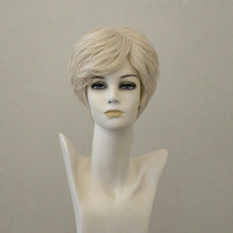 Kurze braun-blonde Bob-Perücke mit Monofilament und Lace Front