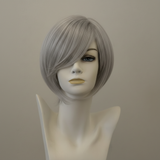 Blonde Kunsthaarperücke, lang, gestuft, mit Monofilament-Oberteil