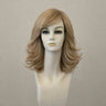 Aschblonde Perücke: Amelia Mono Lace, mittellang, mit Wurzelansatz