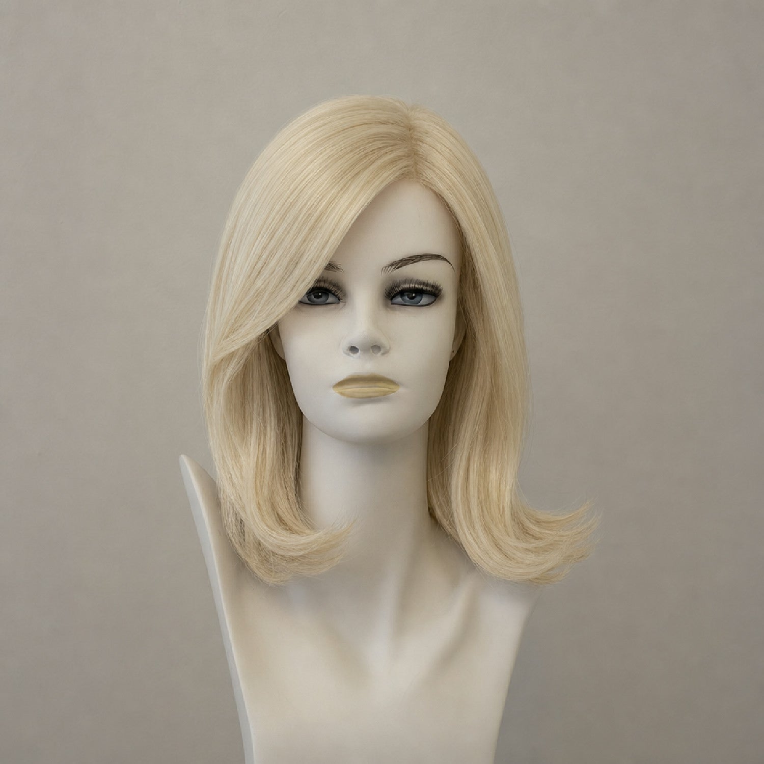 Kurze Lace-Perücke Angelina in 16/22/25, braun mit Highlights