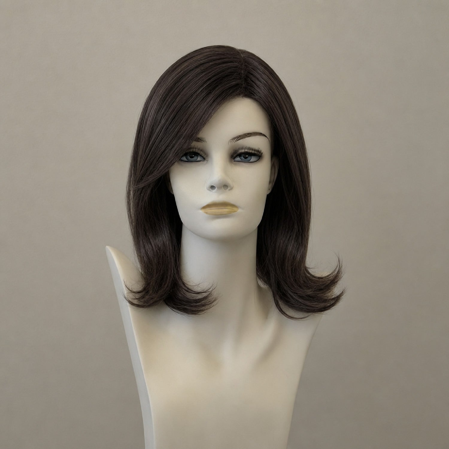 Kurze, kastanienbraune Lace-Front-Perücke
