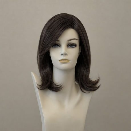 Kurze, kastanienbraune Lace-Front-Perücke