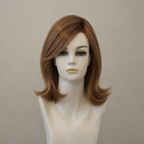 Kurze blonde Perücke mit Lace Front