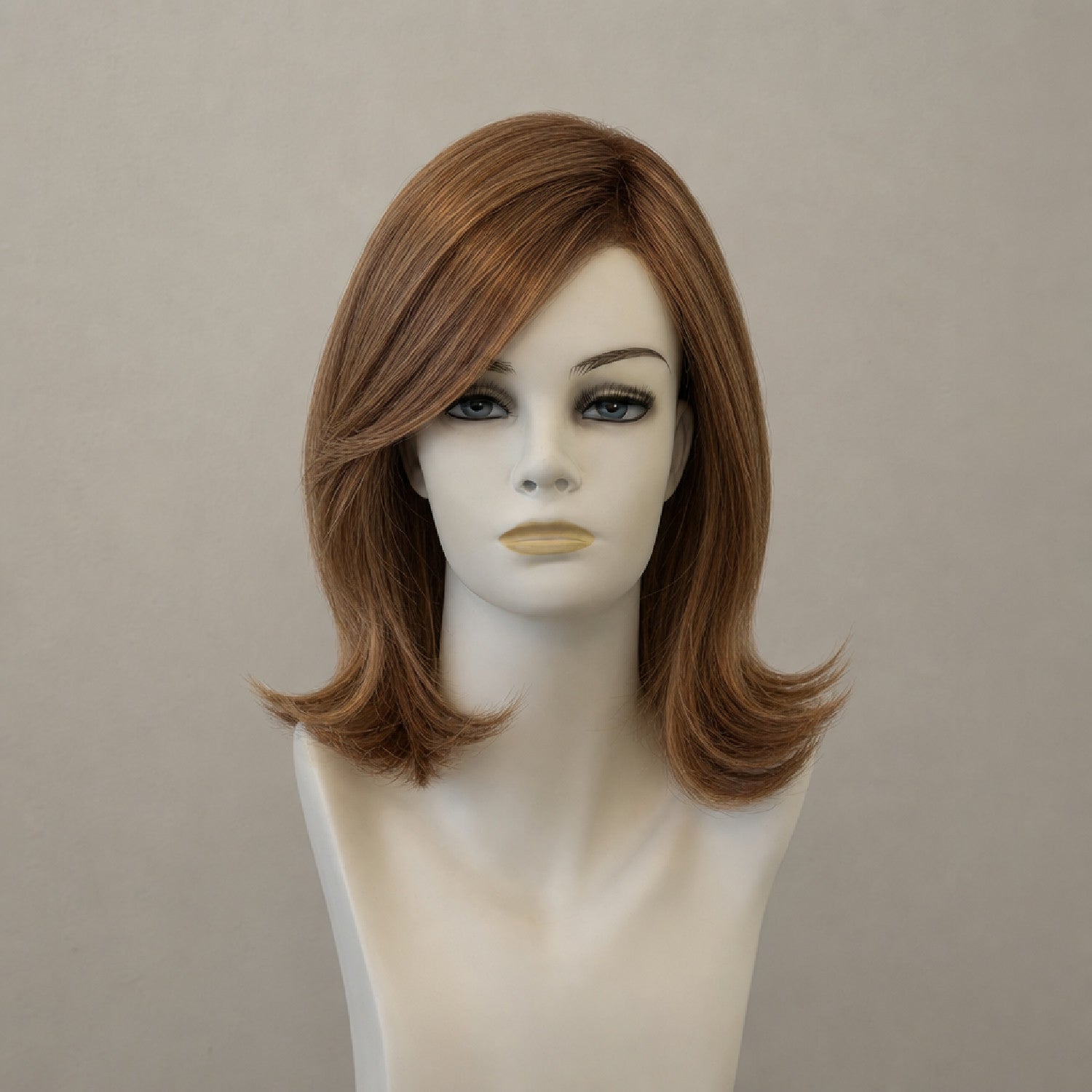 Kurze blonde Perücke mit Lace Front