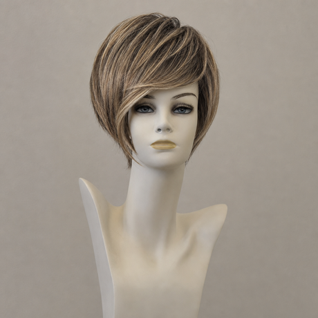 Perücke Angie II, 8/16+2, mittellanges Blond mit Highlights