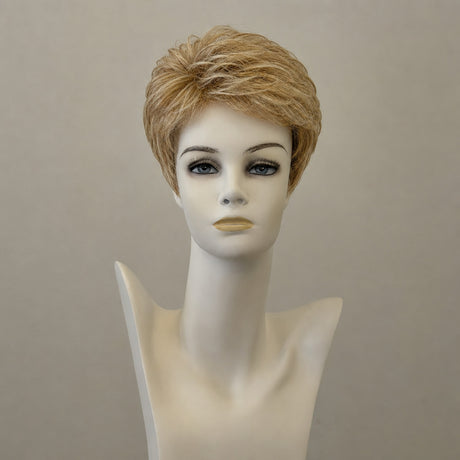Kurze, braune Bob-Perücke mit Ombré-Effekt und Spitze vorn