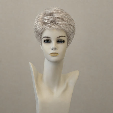Kurze Perücke hellblond mit Lace Front