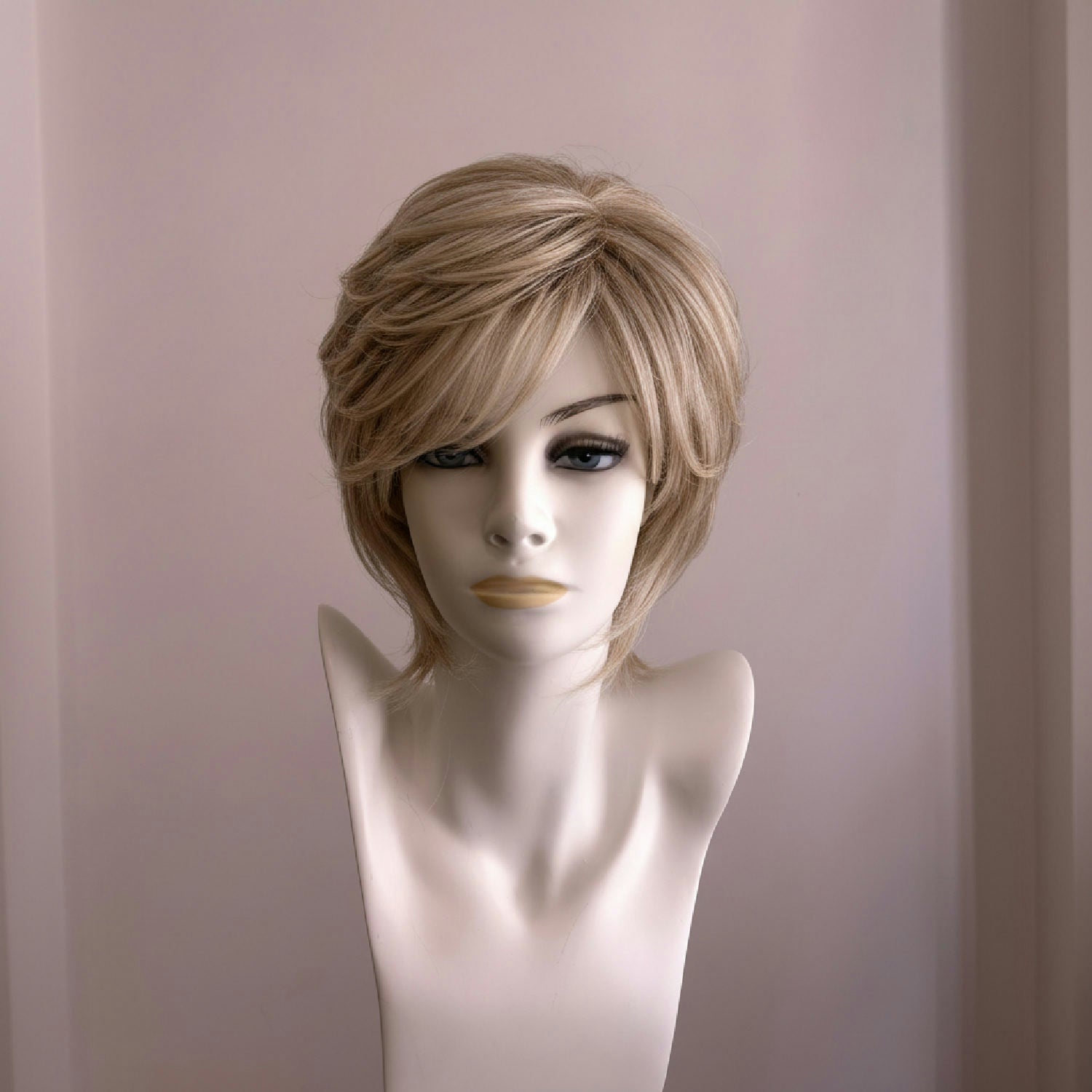 Kurze blonde Bob-Perücke Anouk SF