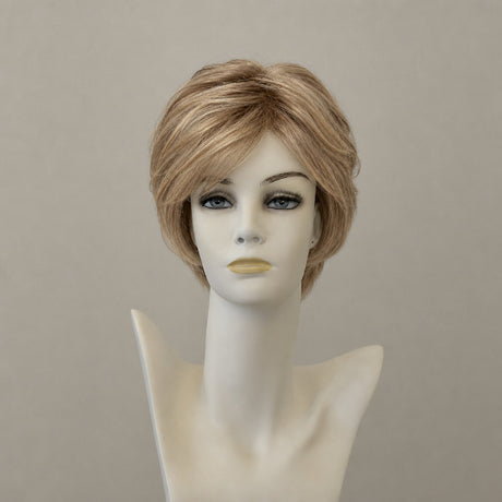 Ashley Deluxe Lace Perücke, frosted (hellblond mit braunen Spitzen)
