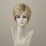 Lange, gewellte Kunsthaarperücke in Toasted Sesame, Lace Front