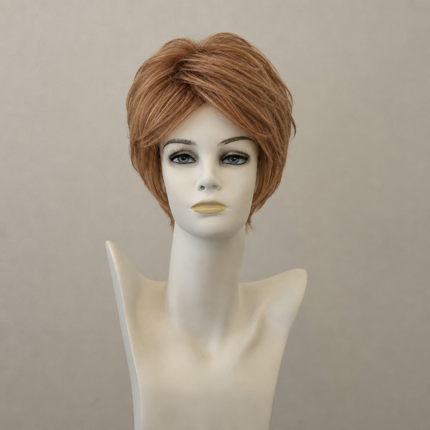 Helle Auburn Perücke, Ashley Mono Lace, mittellang