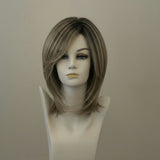 Gl15-26 Honeycomb Blonde Lace Perücke, schulterlang, glatt