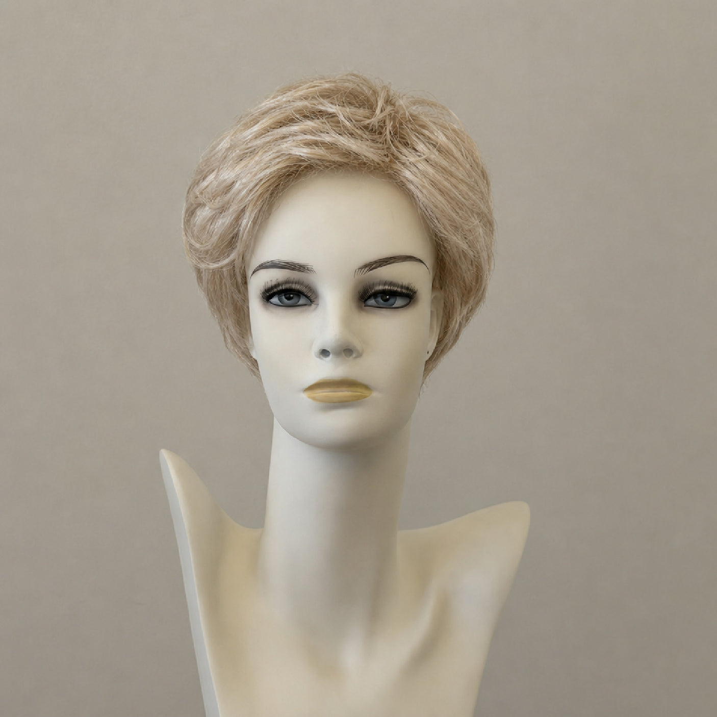 Lang, wellig, hellbraun/blond meliert – Ava Mono SF+ Perücke