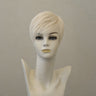 Platinblonde Perücke Avola, Kunsthaar, Monofilament-Oberkopf