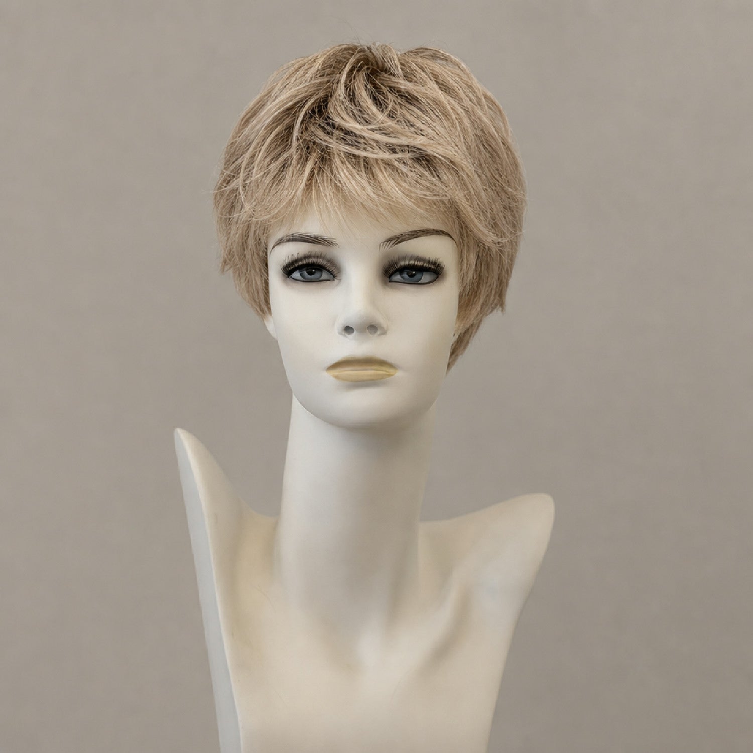Perücke Berlin Super, bahama beige/shad, schulterlang, glatt