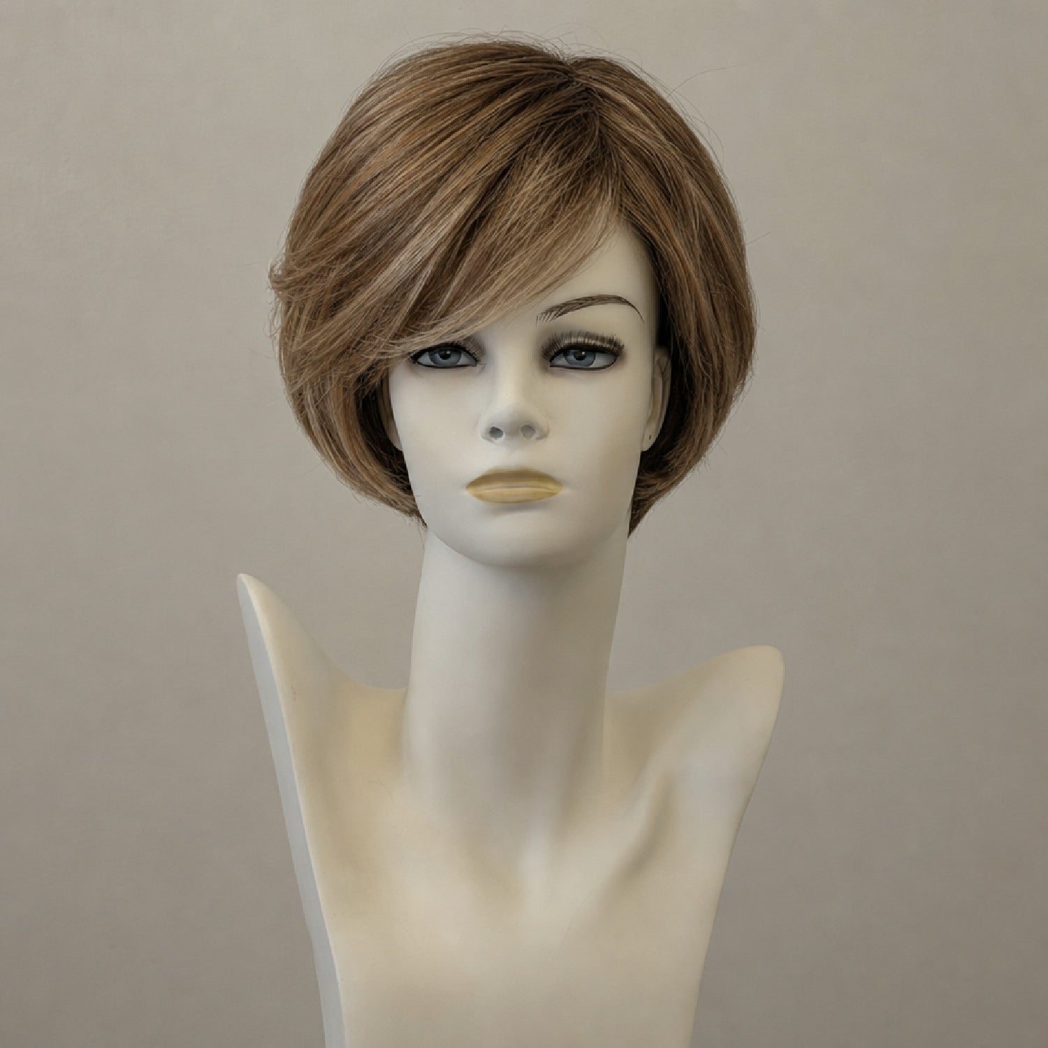 Blonde Perücke Ombré, schulterlang, glatt, Lace-Front.