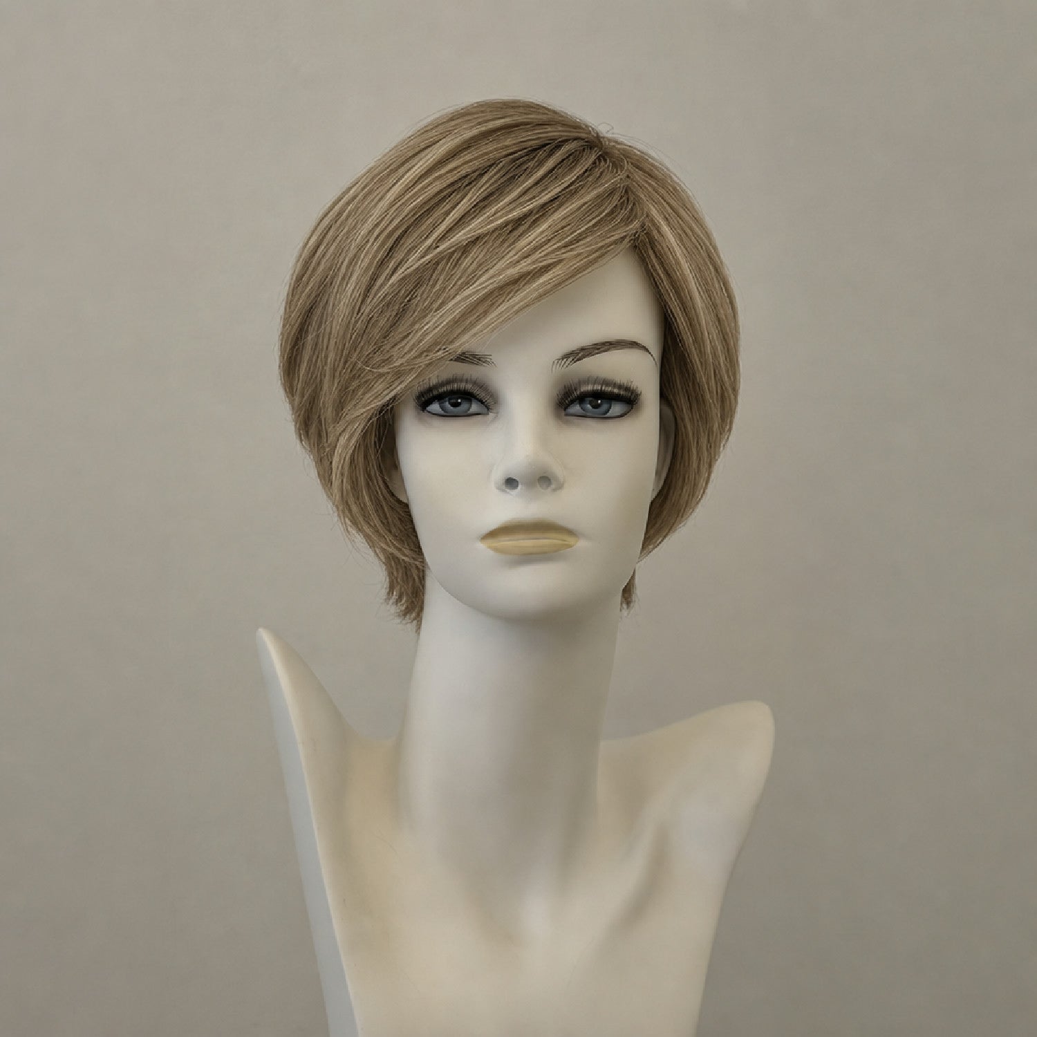 Blonde Perücke, schulterlang, mit Lace Front und Monofilament