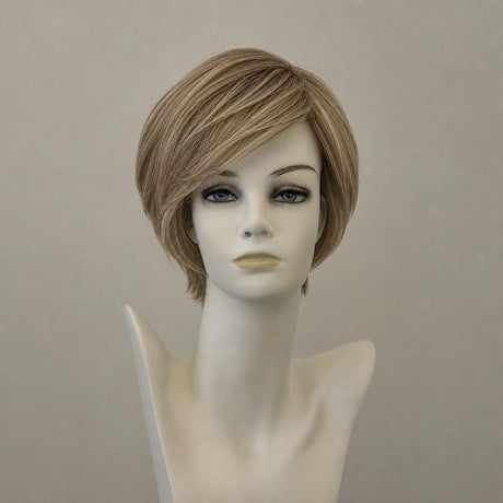 Blonde Perücke, schulterlang, mit Lace Front und Monofilament