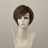 Kurze blonde Perücke, schulterlang, mit Pony und Lace Front
