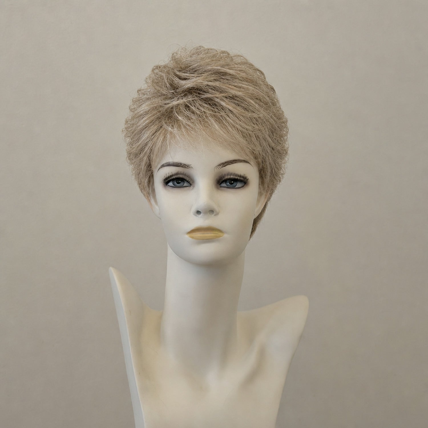 Bahama Beige/Shad – Bolzano Mono Perücke, schulterlang, glatt, mit Stirnfransen