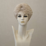 Perücke Bolzano Mono ivory grey mix, kurze Pixie-Frisur mit Grau-Tönen