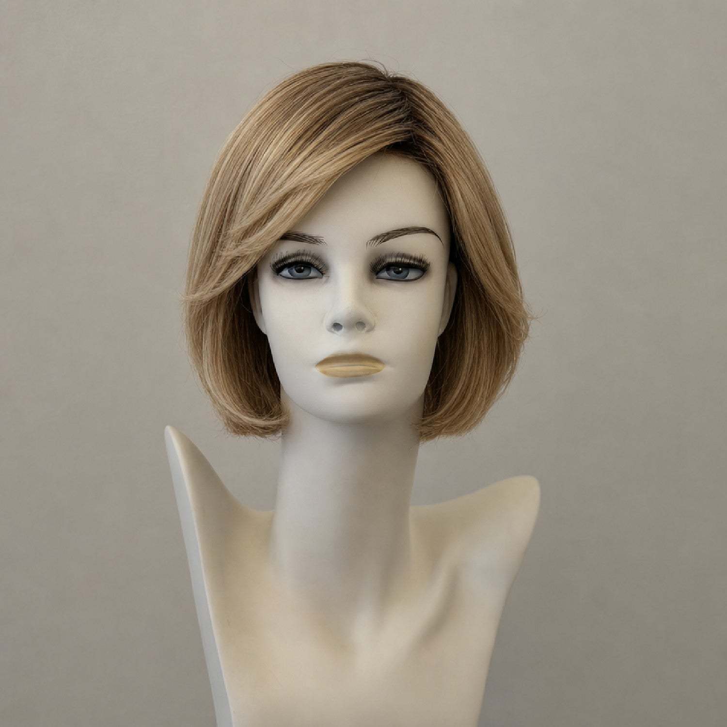 Cara Comfort Lace: Lila lockige Lace-Front-Perücke, mittel-lang