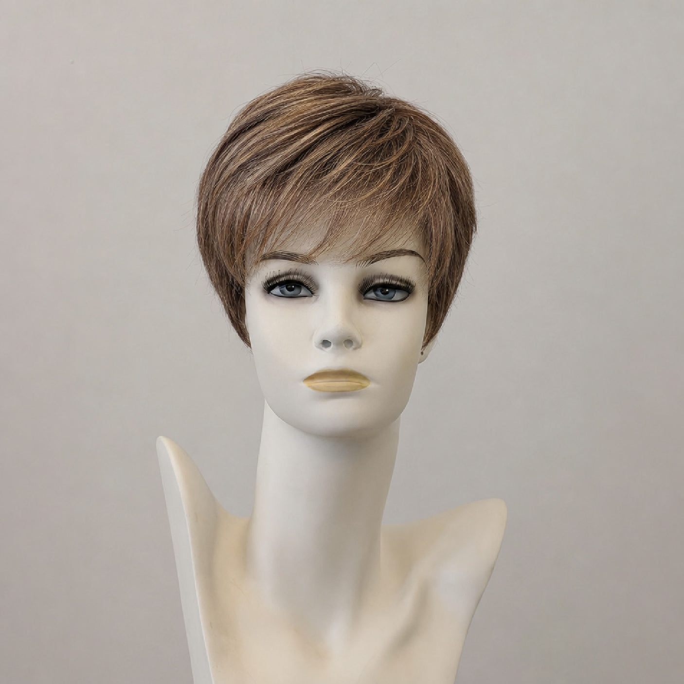 Cara Small Deluxe dunkle Perücke, schokoladenbraun gemischt, schulterlang