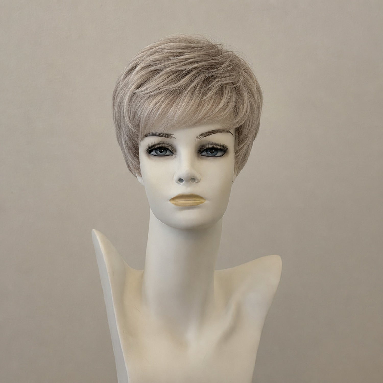 Cara Small Deluxe Perücke, smoke mix, kurz, elegant