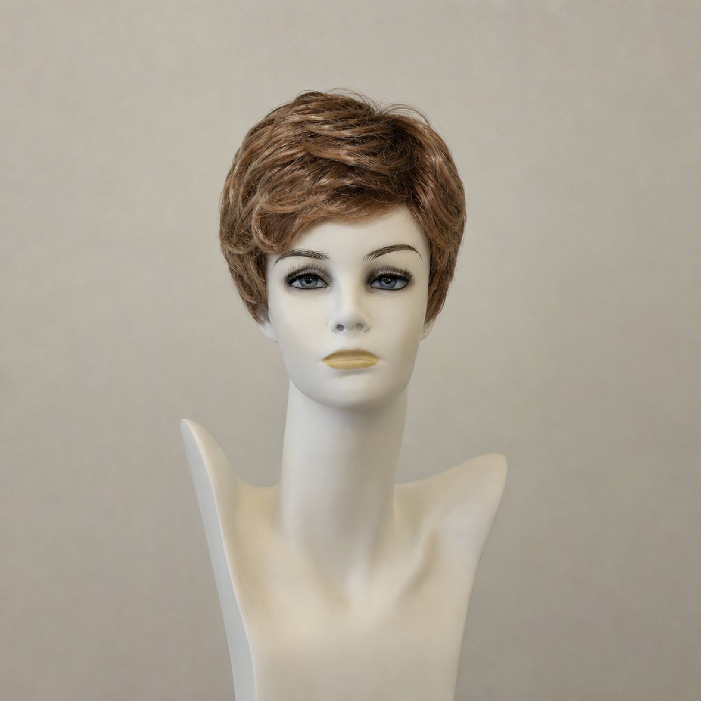 Carina Small blonde Bob-Perücke mit Pony