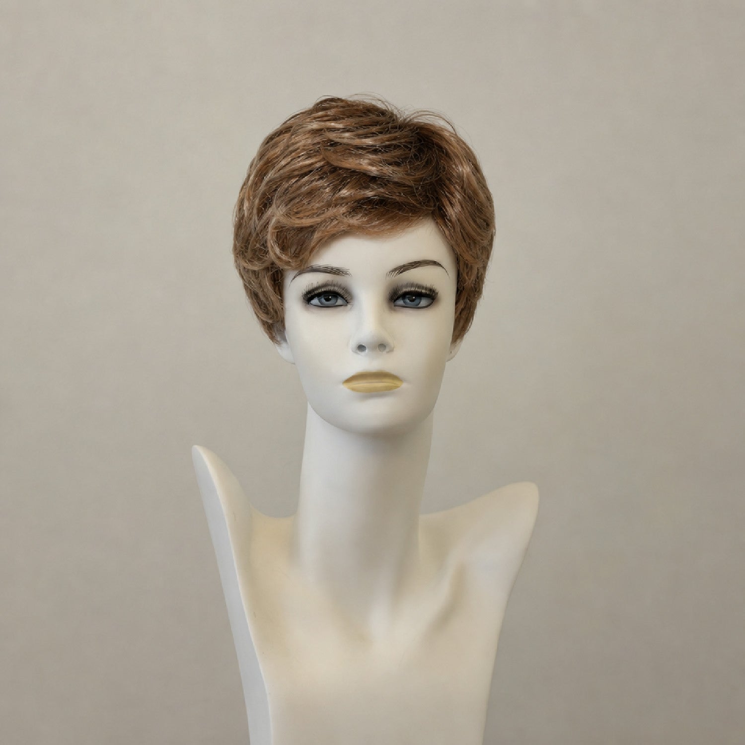 Carina Small blonde Bob-Perücke mit Pony